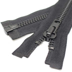 Yahoga 10 38 Inch Black Nickel Separating Jacket Zipper Large Y-Teeth Metal Zipper Heavy Duty Metal Zippers For Jackets Sewing C