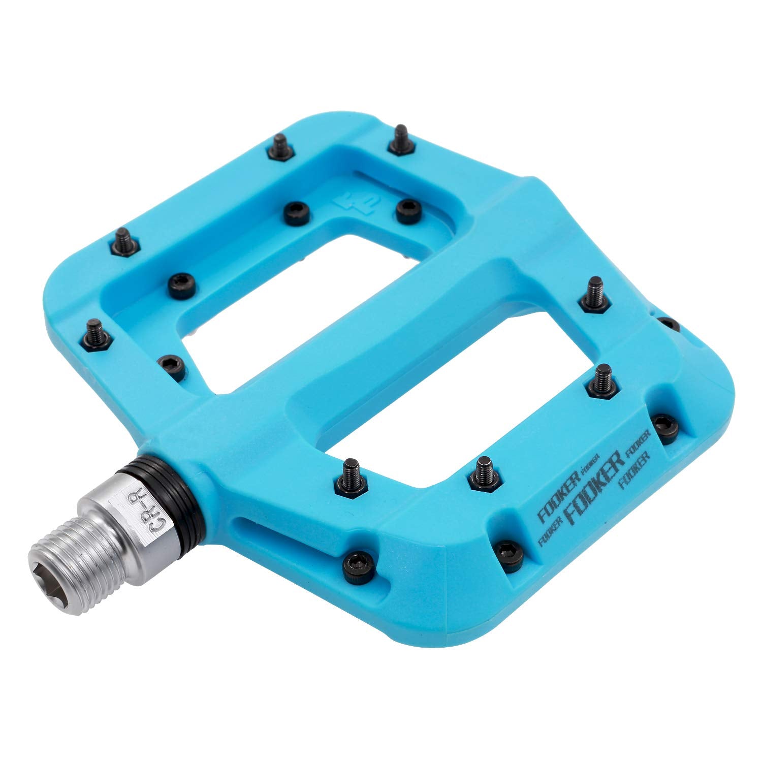 Fooker Mtb Pedals Mountain Bike Pedals 3 Bearing Non-Slip Lightweight Nylon Fiber Bicycle Platform Pedals For Bmx Mtb 916