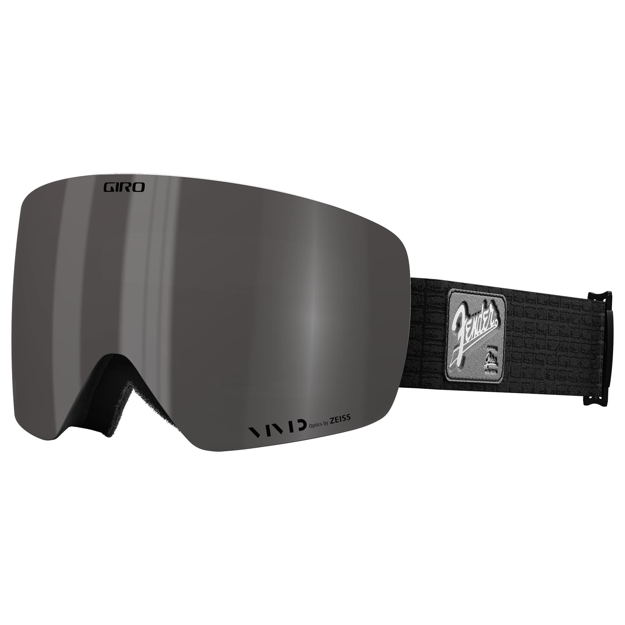 Giro Contour Ski Goggles - Snowboard Goggles for Men & Women - Silverburst Strap with VIVID Smoke/VIVID Infrared Lenses