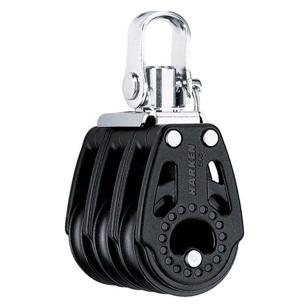 Harken 29Mm Triple Carbo Air Block W/Swivel