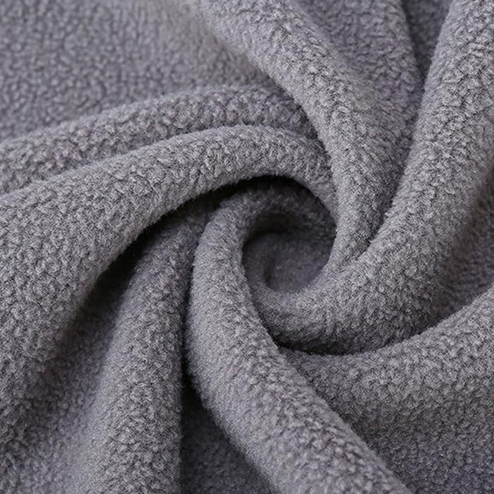 Fleece Sleeping Bag Liner Sleeping Blanket Sheet Lightweight Travel Outdoor Indoor Camping Warm Summer Gray(Gray)