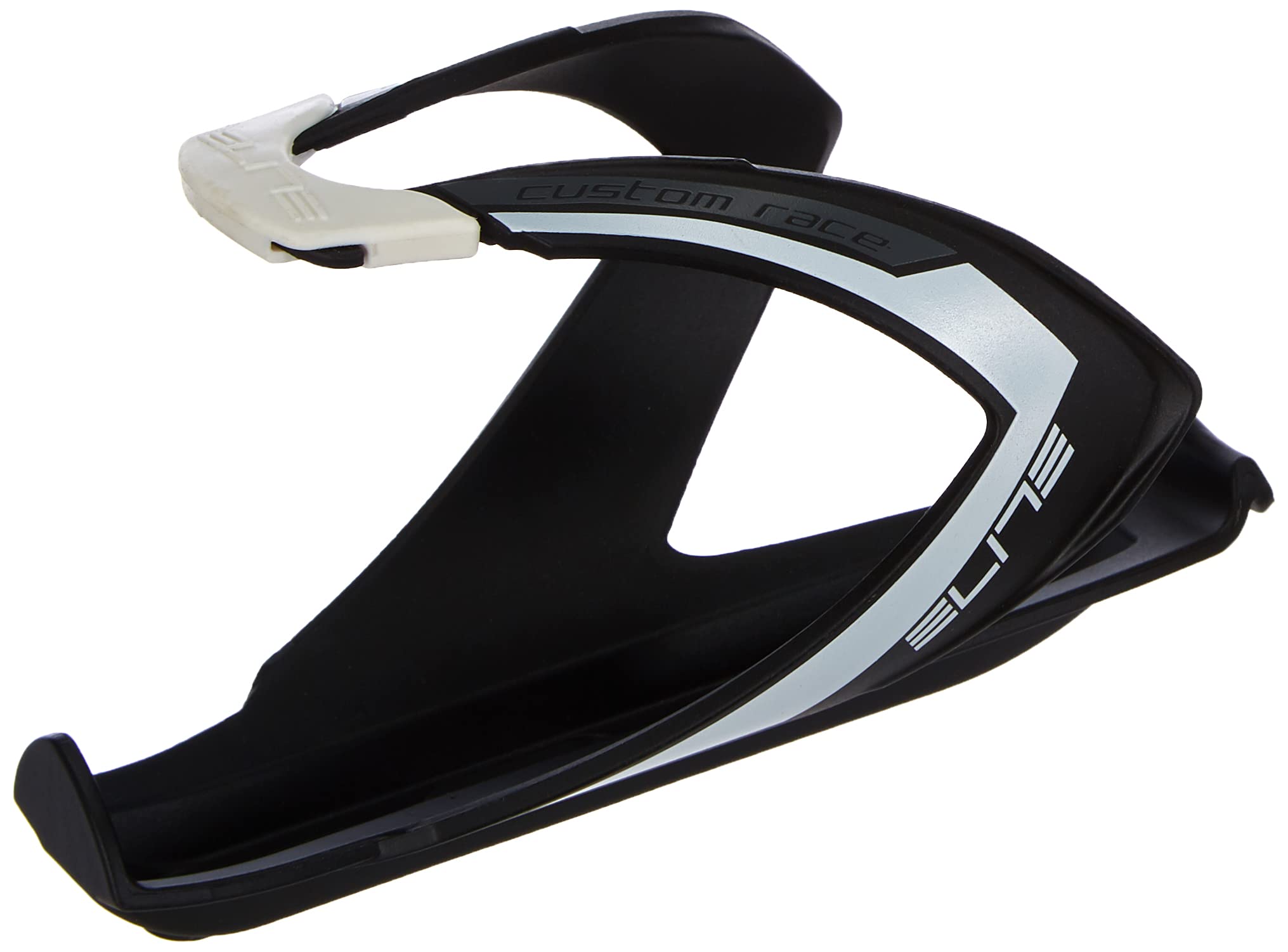Elite 0061676 Custom Race Water Bottle Cage, Blackwhite