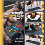 Foldable Push-Up Rack For Portable Strength Training, Sturdy And Stable Equipment For Men'S And Women'S Home Gym Workouts.