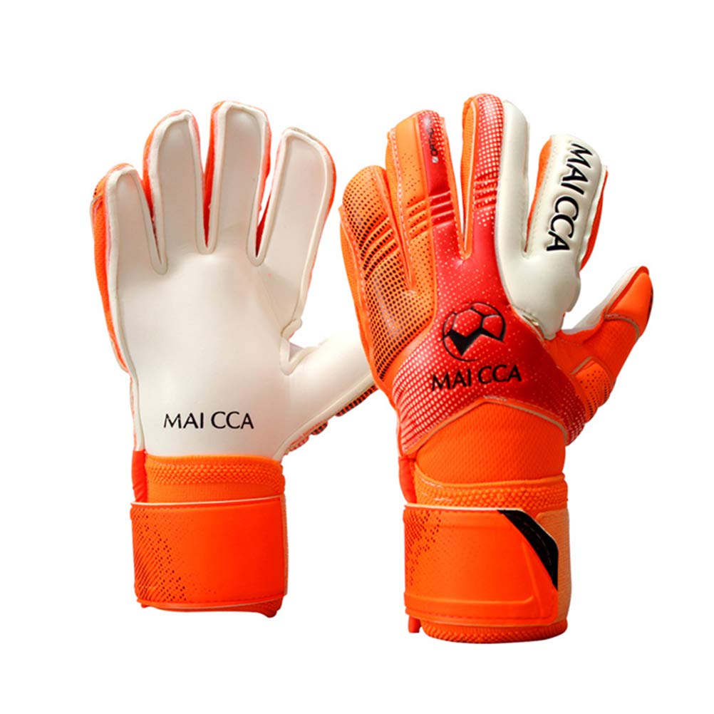 Haploon Soccer Goalie Gloves Adult Goalie Gloves Size 5 Soccer Goalkeeper Gloves with Finger Protector Goalkeeper Gloves Breathable Soccer Gloves-New Condition