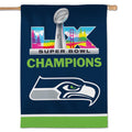 WinCraft Seattle Seahawks Super Bowl LX Champions Double-Sided 28 x 40 Vertical Banner