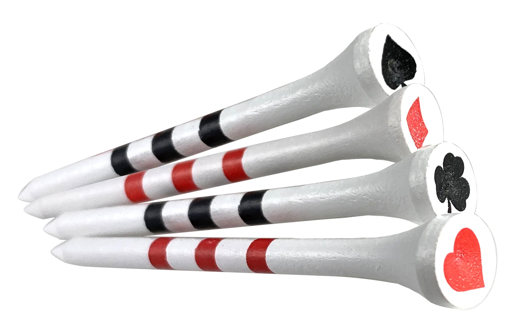 Pridesports 3-1/4'' Playing Card Tees, White (Ps31445C)