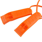 Augsun 20 Pcs Safety Whistle Marine Whistle Plastic Whistles With Lanyard For Emergency