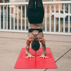Liforme Love Travel Yoga Mat- Free Yoga Bag, Patented Alignment System, Warrior-Like Grip, Non-Slip, Eco-Friendly, Ultra-Lightwe