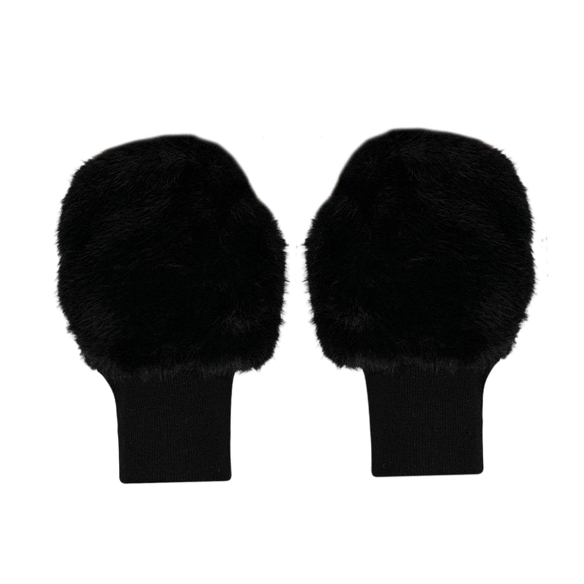 MYADDICTION Winter Golf Training Gloves Thicken Half Finger Golf Gloves for Women Ladies Black