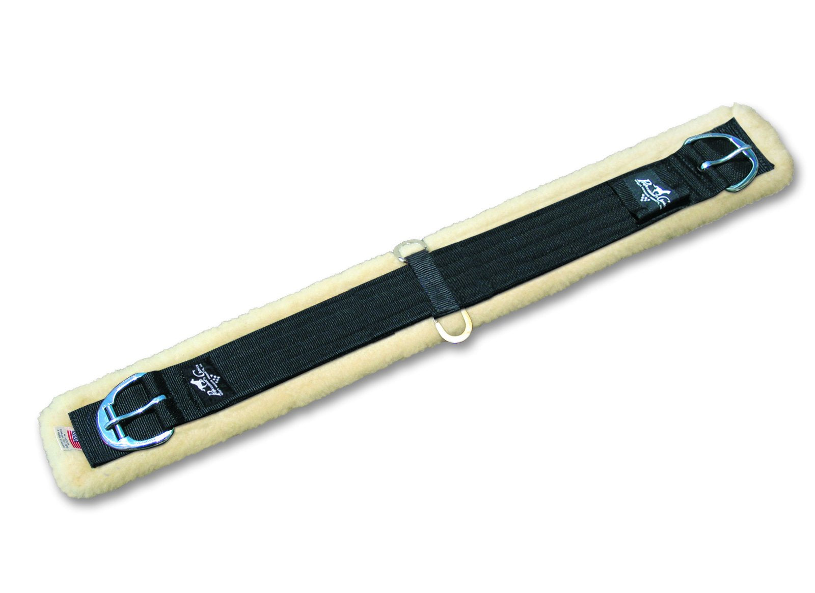 Professional'S Choice Equine Merino Wool Smx Comfort Fit Western Cinch (Size 30-Inch, Black)