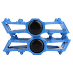 Boruizhen Aluminium Cnc Bike Platform Pedals Lightweight Road Cycling Bicycle Pedals For Mtb Bmx (Blue)