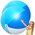 Ceenna 2 Pcs 60 Inch Giant Beach Ball Large Inflatable Pool Toy Balls Summer Swimming Toys Parties PVC Jumbo for Adults Summer B
