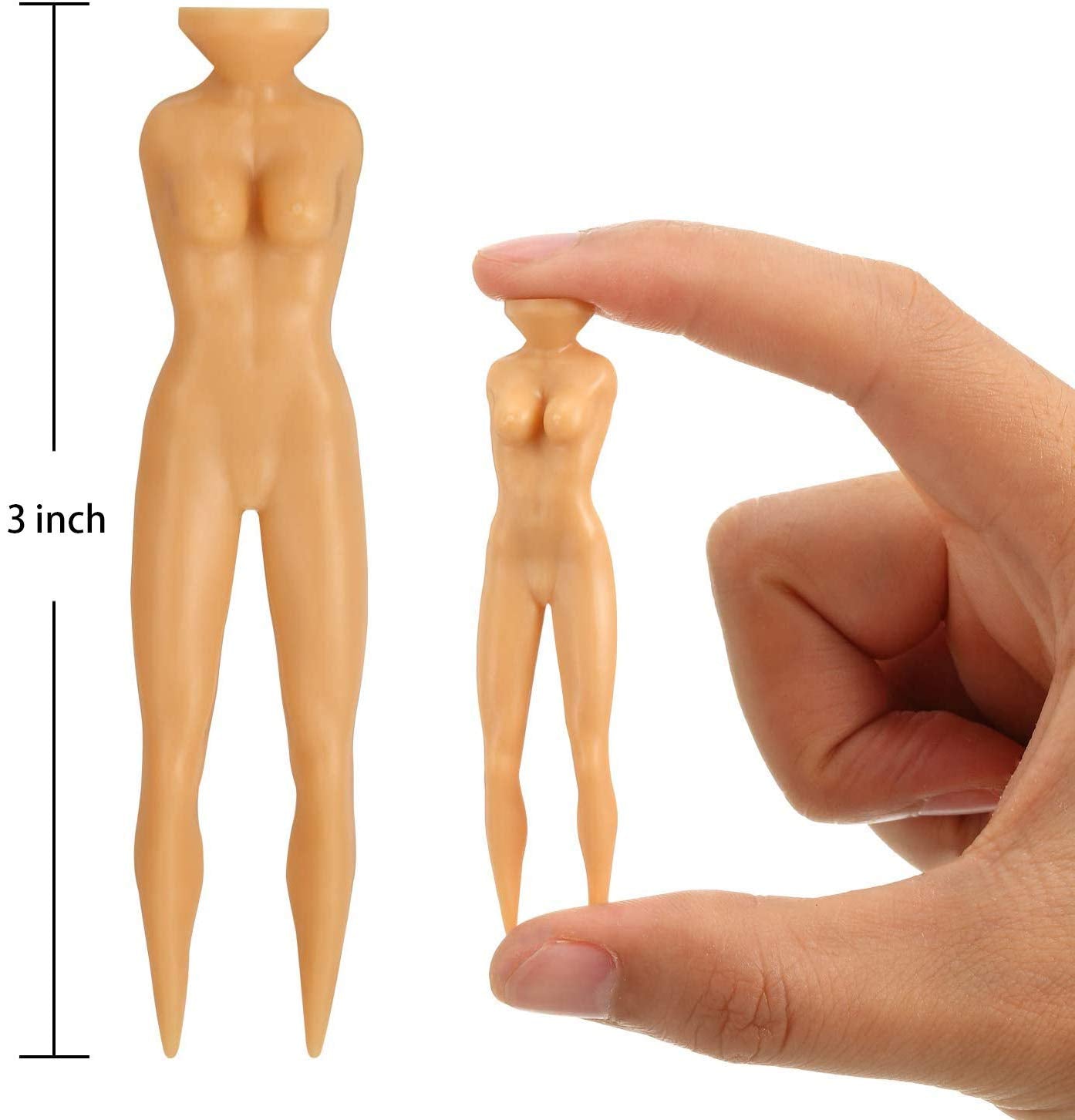Catosum 50Pcs 3 Inch Plastic Golf Tees Lady Tees Woman Golf Tees Golf Tees For Golf Training