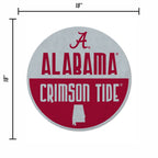 Rico Industries Ncaa Alabama Crimson Tide Classic Shape Cut Pennant - Home And Living Room D  Cor - Soft Felt Ez To Hang, 18X0.1