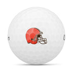 Wilson Staff 2023 Duo Soft Nfl Golf Balls - 12 Balls, White, Cleveland Browns
