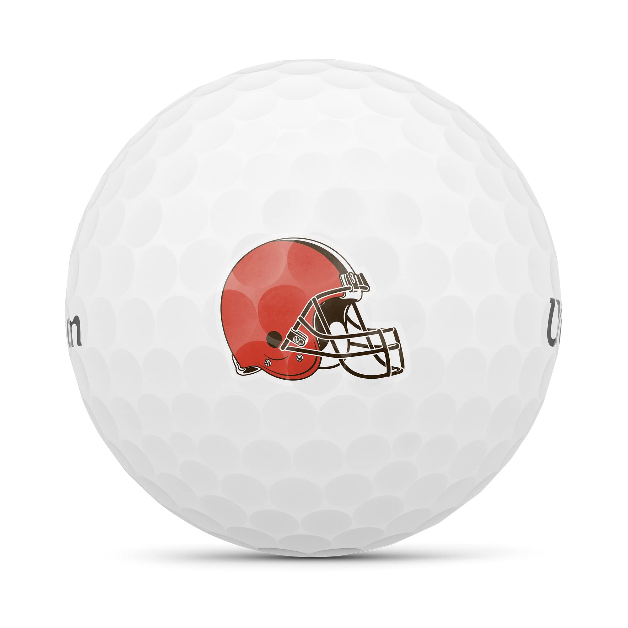 Wilson Staff 2023 Duo Soft Nfl Golf Balls - 12 Balls, White, Cleveland Browns