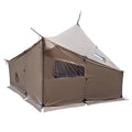 OneTigris COZSHACK Hot Tent, Large Spacious 4 Person Tent with Stove Jack, Windproof Waterproof Tent for Wood Stove Bushcraft Ca