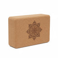 Enakshi Lightweight Cork Fitness Block Easy Grip High Density Fitness Block Rounded Edges Fitness Gear For Beginners, Exercise,