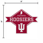 Rico Industries Ncaa Indiana Hoosiers Diamond Shape Cut Pennant - Home And Living Room D  Cor - Soft Felt Ez To Hang