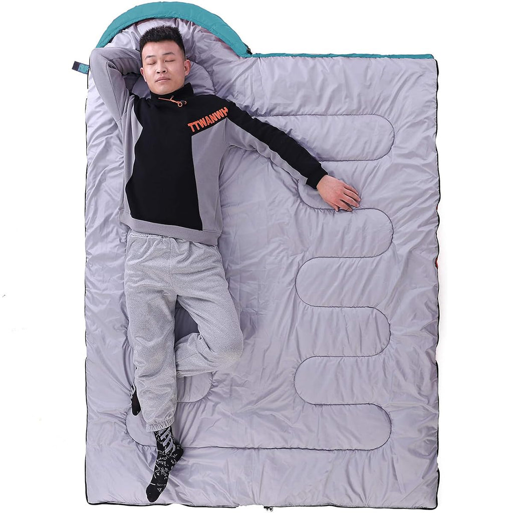 Camping Sleeping Bag 3 Seasons Lightweight &Waterproof With Compression Sack Camping Sleeping Bag Indoor & Outdoor For Adults &