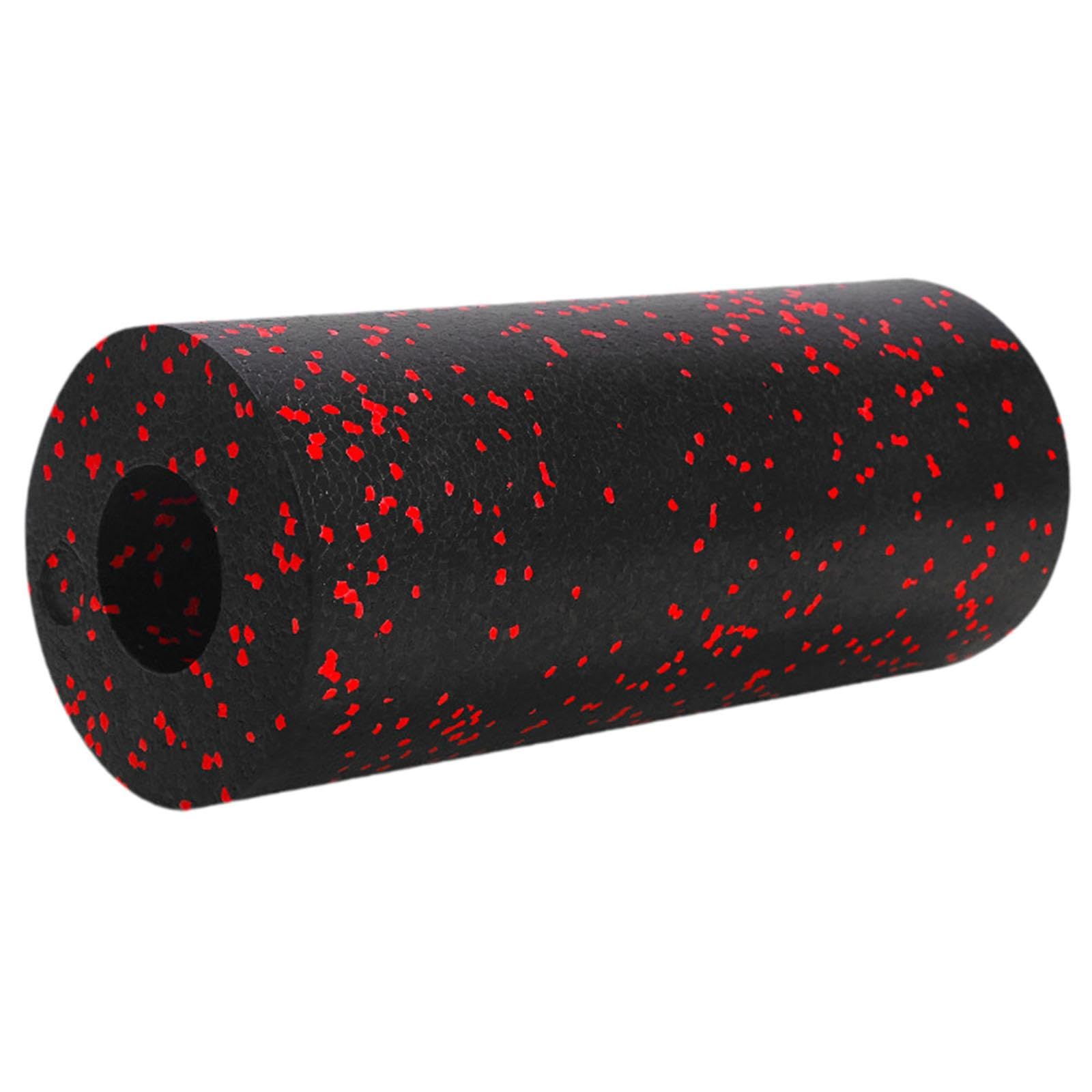 Bnf Foam Roller Sturdy Fitness Accessories Massage Roller for Sports Pilates Gym Black and Red|Foam Rollers|Sporting Goods