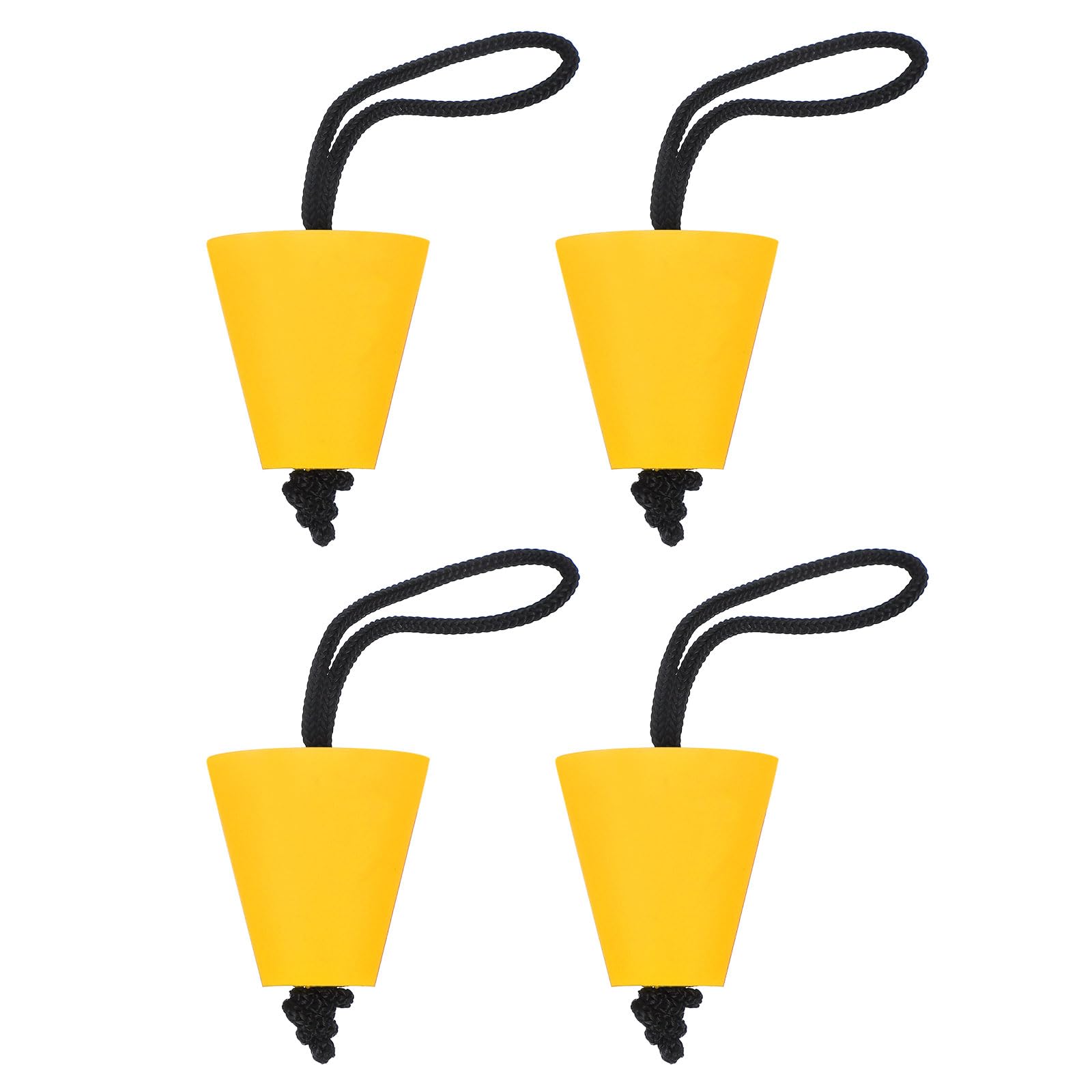 PATIKIL Universal Kayak Scupper Plug Kit, 4 Pack Silicone Scupper Plugs Fit for 0.79 to 1.5 Scupper Holes Drain Holes Stopper Bu