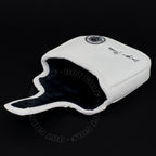 19Th Hole Custom Shop Skull And Rose High-Moi Mallet Putter Headcover, Heel Shaft, White, Golf Head Cover