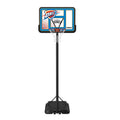 Lifetime NBA Oklahoma City Thunder Portable Basketball Hoop, Adjustable Height 7.5-10 Ft, 44 Inch Shatterproof Fusion Backboard,