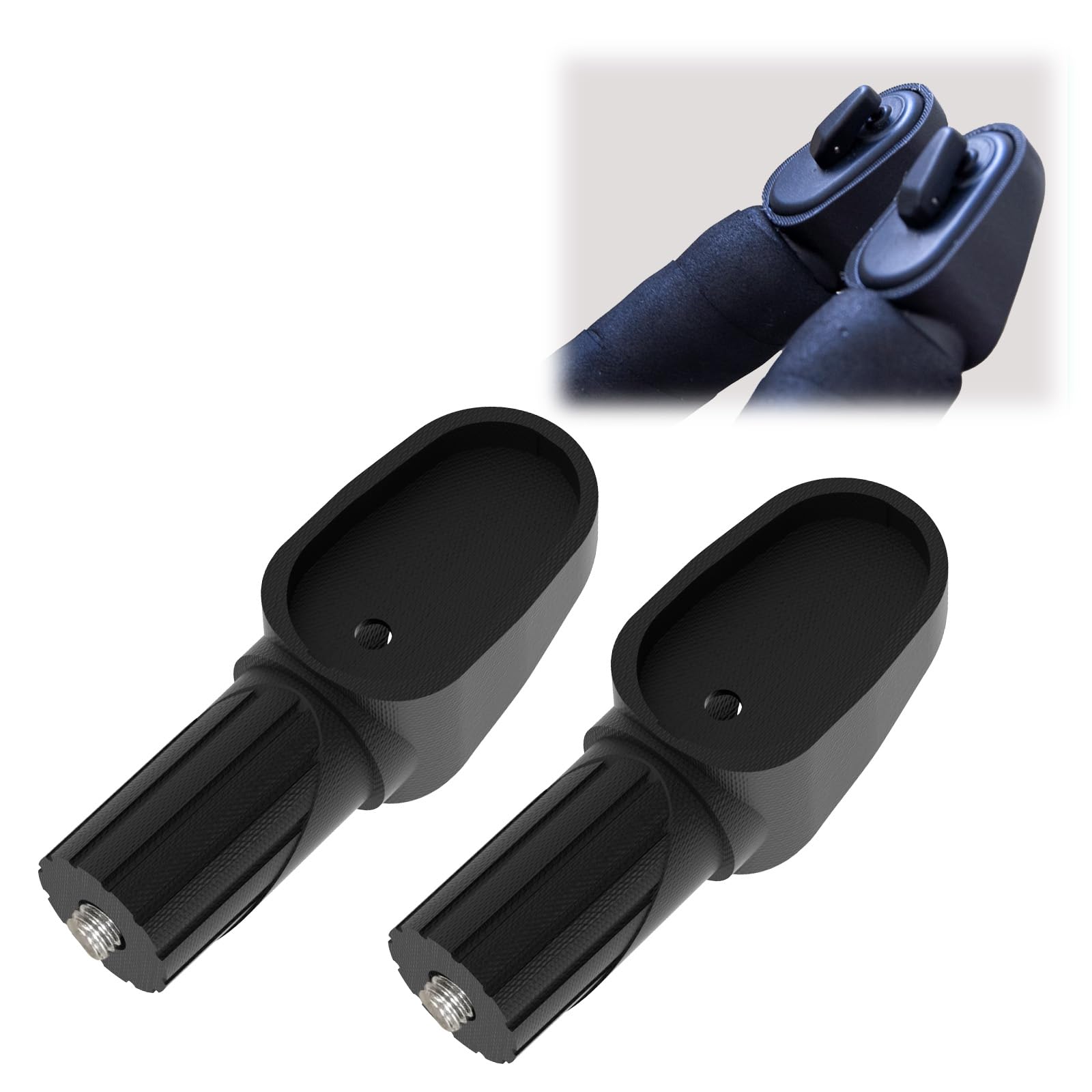 myusya 2Pcs Adapters for SRAM AXS Wireless Blips, Recumbent Bar Mounts, Aerodynamic End Cap Design for Time Trial & Road Bikes |
