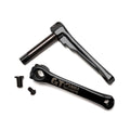 GT Power Series Alloy Crank Set, Black, 175mm