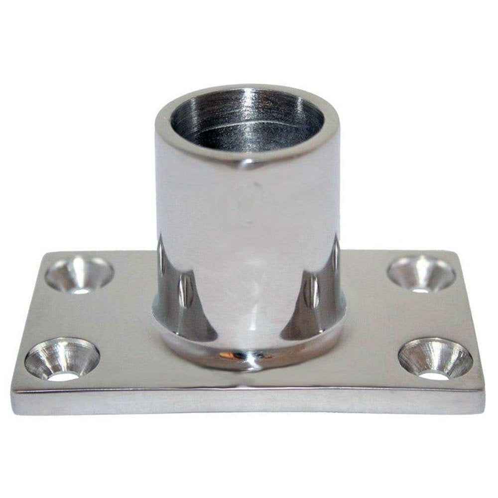 Whitecap 6041C 7/8'' 90 Degree Rectangular Base Ss
