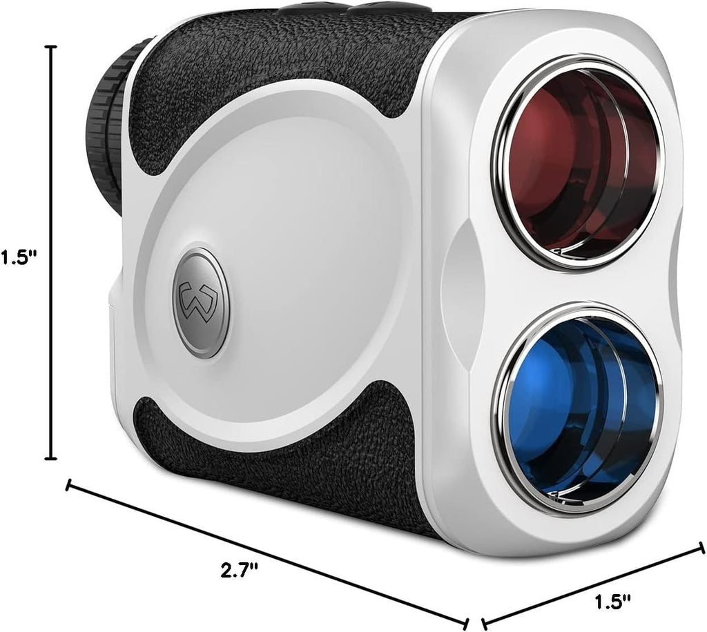 Wosports Golf Rangefinder, 800/1200 Yards Laser Range Finder, High Precision Flag Lock With Pulse Vibration, Tournament Legal Ra