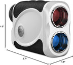 Wosports Golf Rangefinder, 800/1200 Yards Laser Range Finder, High Precision Flag Lock With Pulse Vibration, Tournament Legal Ra