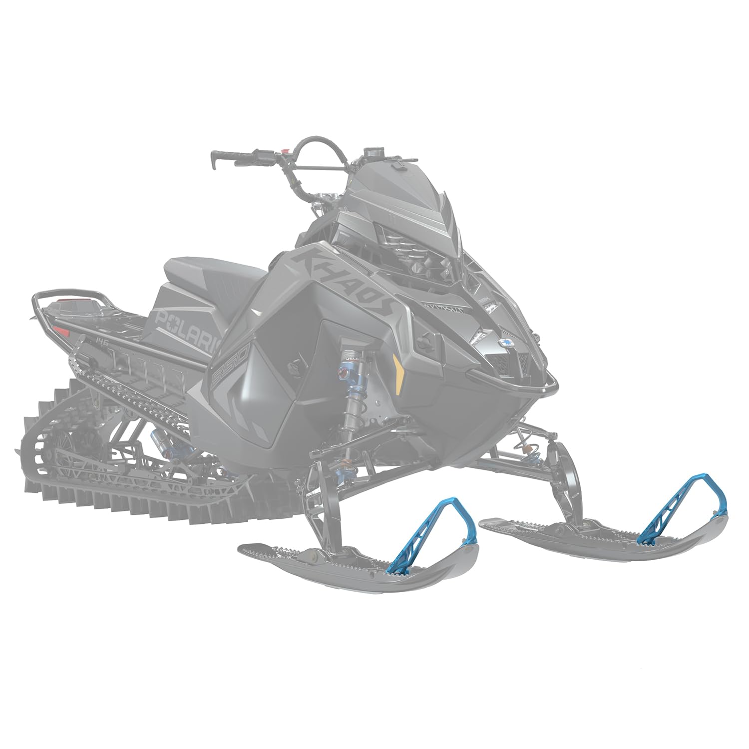 Polaris Snowmobile Ski Toe, Pair - 2889421-737