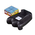 GAMESUN 2 Holes Cue Holder, weighted pool cue holder with 4pcs chalks, cue sticks holder