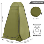 Brian & Dany Pop Up Shower Tent, Portable Changing Tent With Rain Shelter & Windows, Privacy Camping Tent For Hiking Beach, Upf