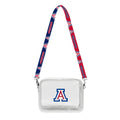 Littlearth Arizona Wildcats NCAA Clear Fanny Fan Purse
