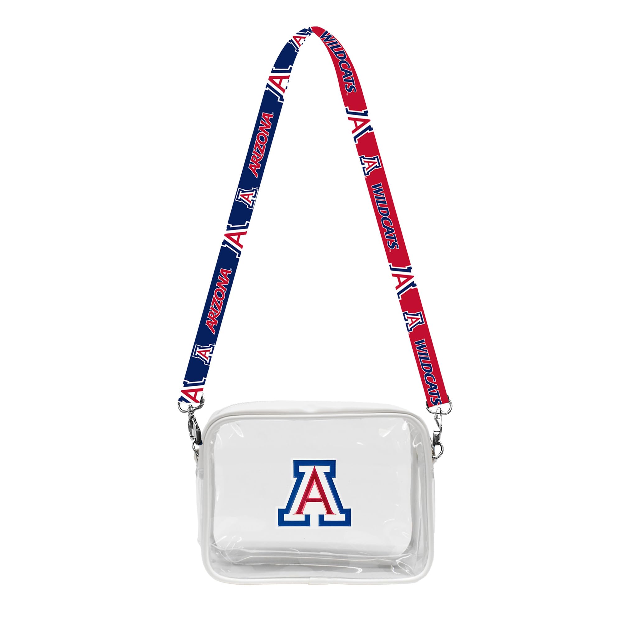 Littlearth Arizona Wildcats NCAA Clear Fanny Fan Purse