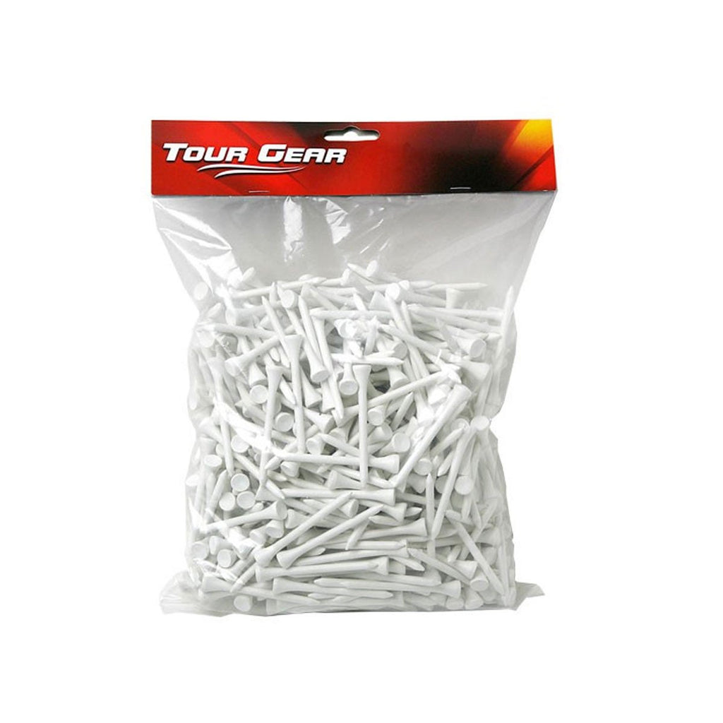Hireko Wood Golf Tees 3 1/4-Inch, Bulk, White (500 Count)