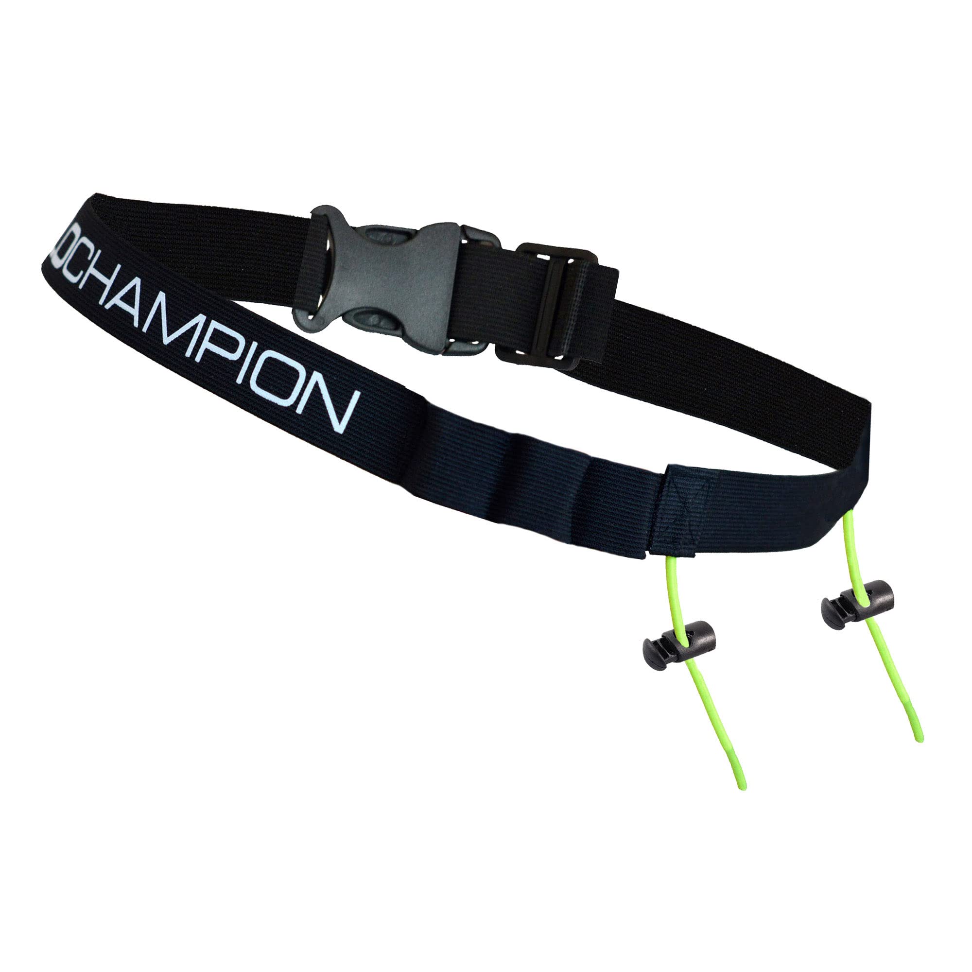 Velochampion Adjustable Running Triathlon Sports Number Belt With Gel Holders No Pins Needed.