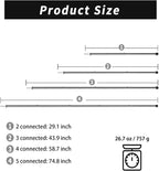 San Like Camping Tent Tarp Poles Set For Canopy Awning Shelter Backpacking Hiking - Telescopic Adjustable Length Tent Sunshade S