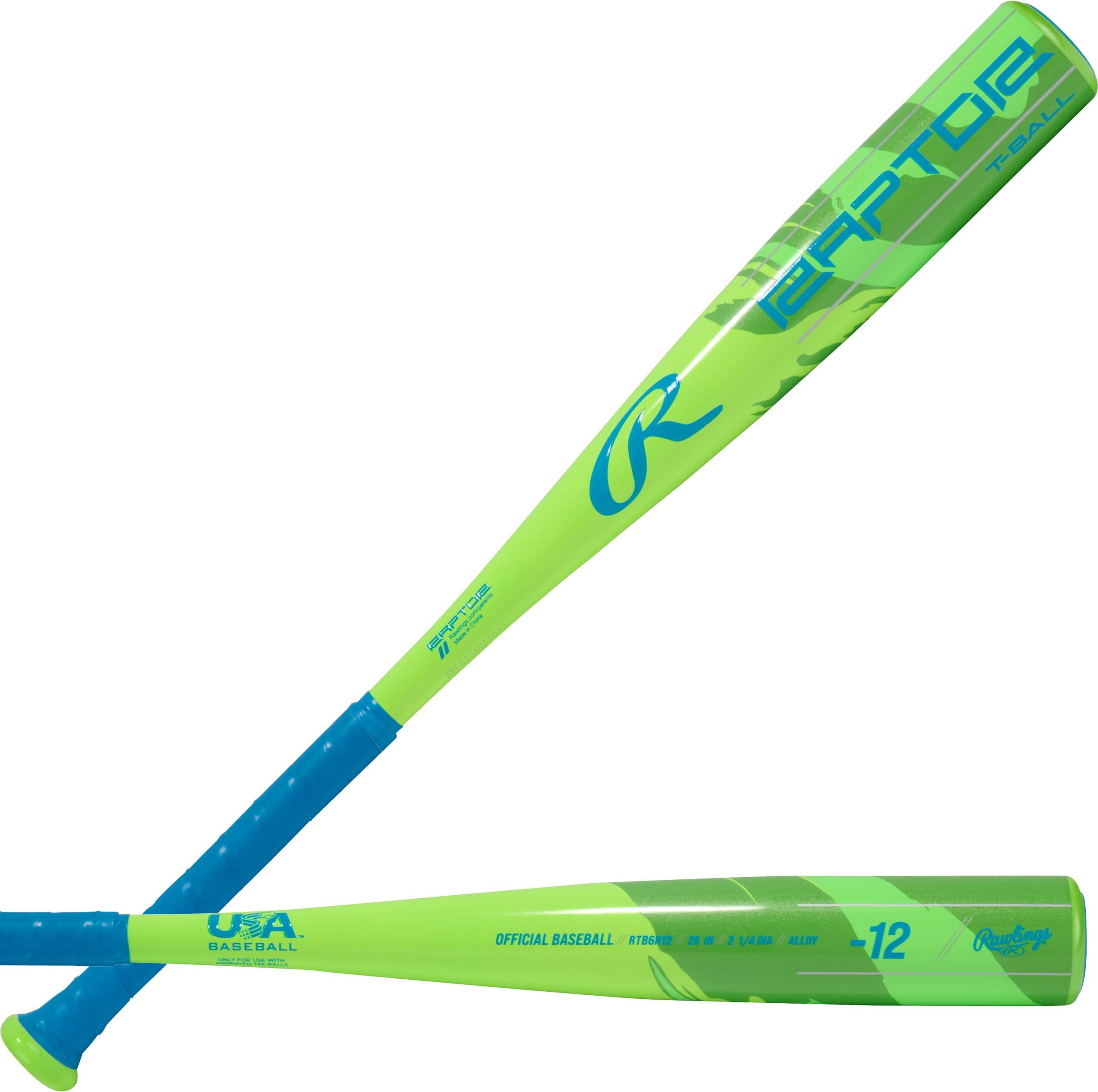 Rawlings | 2026 | Raptor Baseball Bat | USA T-Ball | 2 1/4 Barrel | 24 | -12
