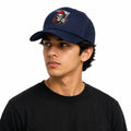 Faas Dark Blue Half Net Cap Men & Women Trucker Baseball Cap| With Breathable Mesh Adjustable And Stylish| Summer Outdoor Hat Fo