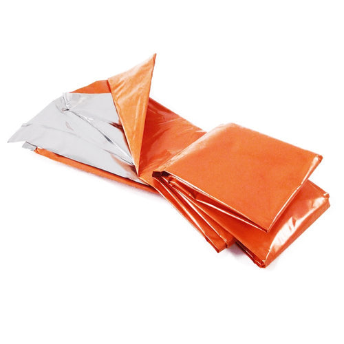 Asr Outdoor Oversize Mylar Emergency First Aid Survival Blanket - 4 Pack