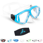 Goggles Kids Swimming Silicone Swim Mask Snorkeling Gear For Kids Tempered Glass Snorkel Goggles With Nose Cover Scuba Diving Go