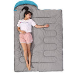 Swtmerry Sleeping Bag 3 Seasons (Summer, Spring, Fall) Warm & Cool Weather - Lightweight,Waterproof Indoor & Outdoor Use For Cam