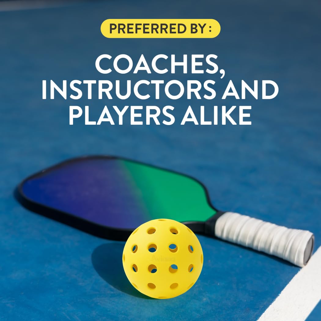 Pickleball Ball Set  Professional Usapa Approved For Sanctioned Tournament Play  40 Holes & Specifically Designed For Outdoor Co
