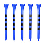 Zivisk Wooden Golf Tees 2-3/4 Inch 100 Count, 2.75'' Long Golf Wood Bamboo Tees(Blue,70Mm)
