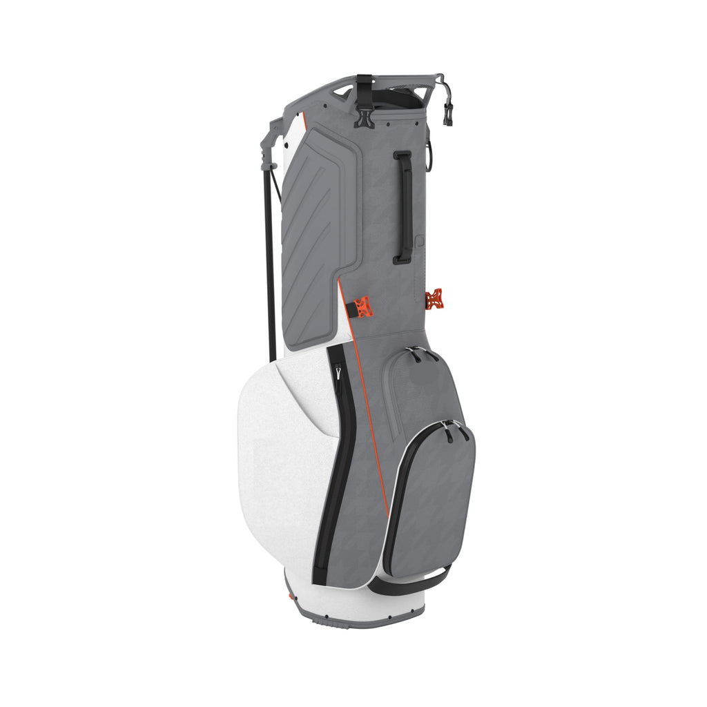 Callaway Golf Hyperlite Zero Golf Bag (Hyperlite Zero, No Logo, Charcoal Hounds/White/Orange)