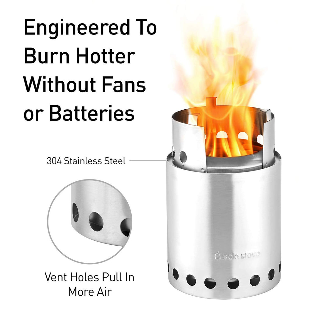 Solo Stove Titan Camping Stove Portable Stove For Backpacking And Outdoor Cooking Great Stainless Steel Camping Backpacking Stov